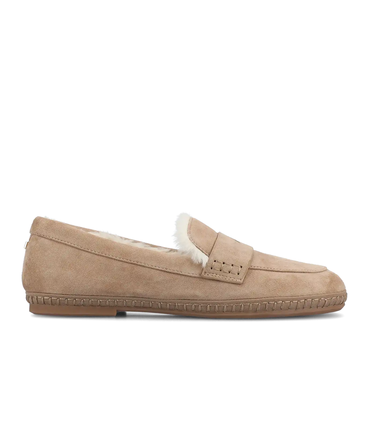 The Heron Loafer Cozy - Latte Suede