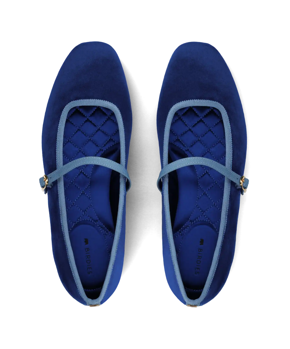 The Hummingbird Mary Jane - Empire Blue Velvet
