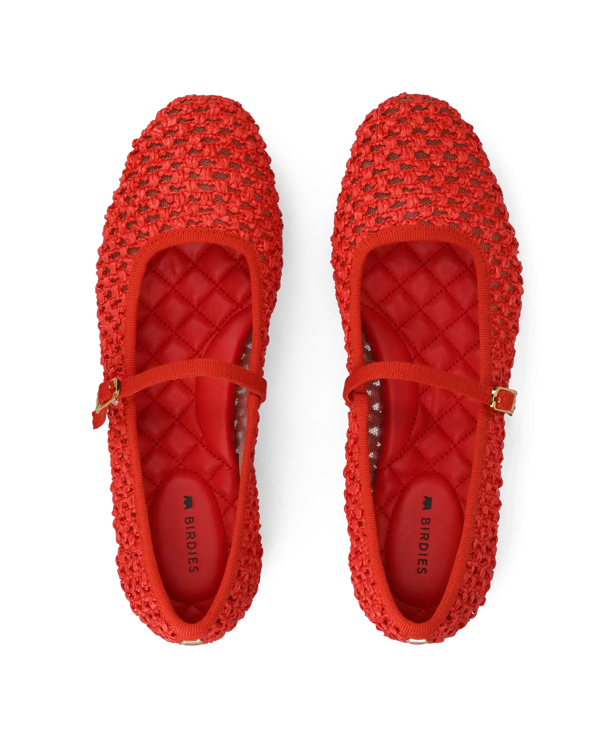 The Hummingbird Mary Jane - Red Openweave