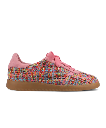 The Jay Sneaker - Pink Multi Tweed