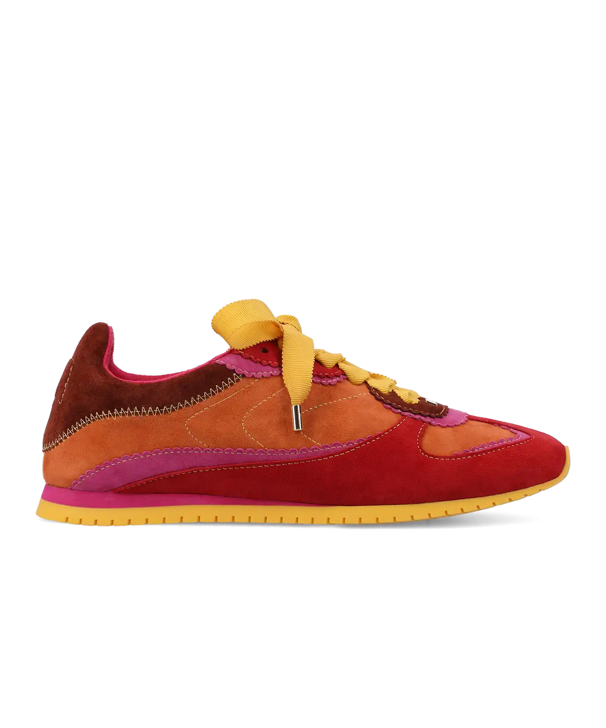 The Speedbird - Multi Burnt Orange Suede